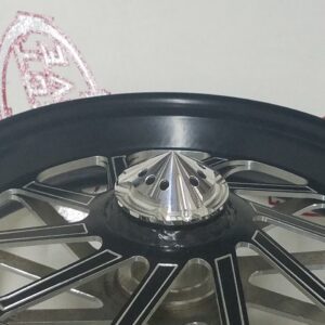 Billet Caps Polished Machine Inside a Wheel