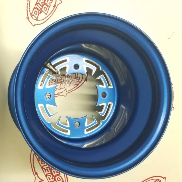 Combat Wheels in Blue Color Close Up Image