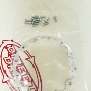 Transparent Lens With Twelve Bolt Hole Kit in Plastic Cover