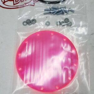 Neon Pink Lens With Twelve Bolt Hole Kit