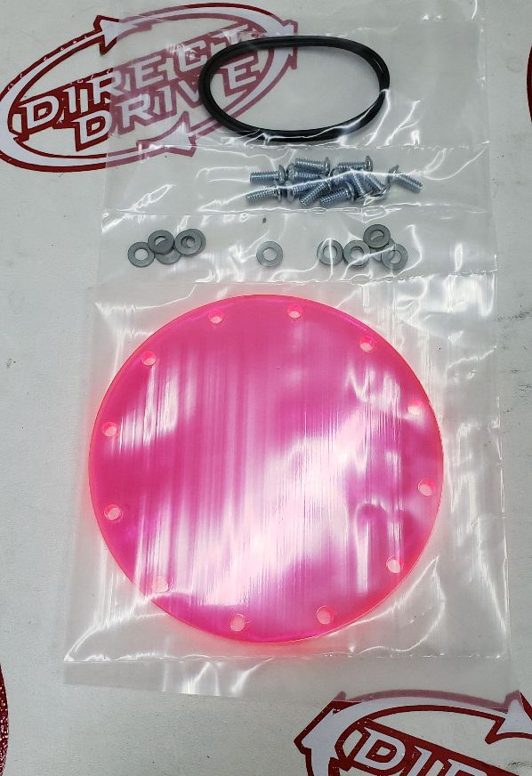 Neon Pink Lens With Twelve Bolt Hole Kit