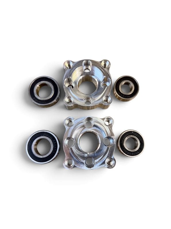 Billet Hubs Conversion Kit for 10x2 spindle mounts Raptor spindle with brakes